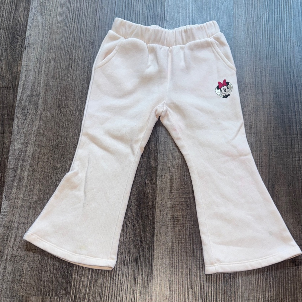 GAP Light Pink Minnie Mouse Fleece Joggers